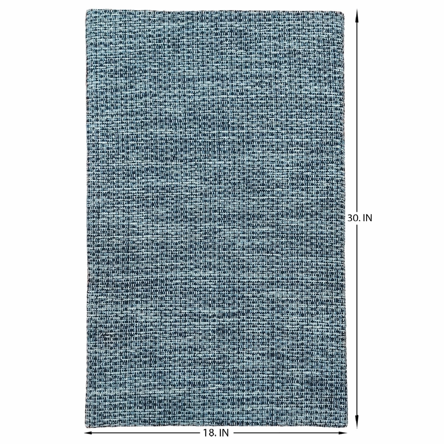 Woven Cotton Anti Fatigue Cushioned Kitchen | Doormat | Bathroom 18 x 30 Mats With Foam Backing Anti Slip - 18''x30''